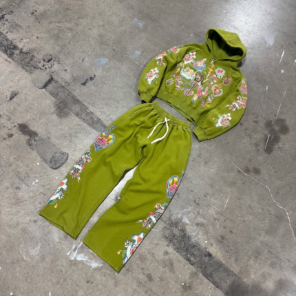 We Are Righteous Moss Risen King Zip Up Tracksuit