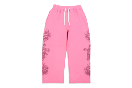 Werighteous Tatted Believer Sweatpants (Pink)