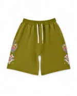We Are Righteous Olive Risen King Cotton Shorts