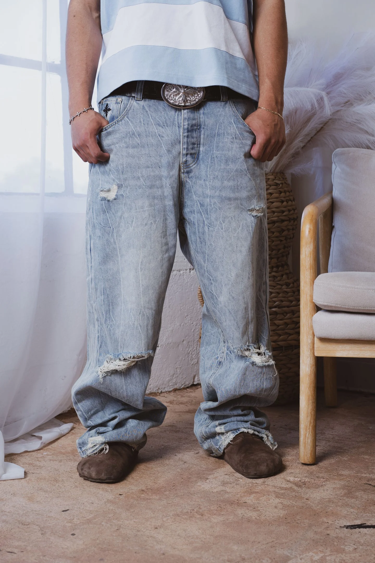 Werighteous Thrashed Baggy Denim Werighteous Thrashed Baggy Denim
