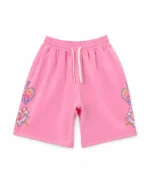 We Are Righteous Pink Risen King Cotton Shorts