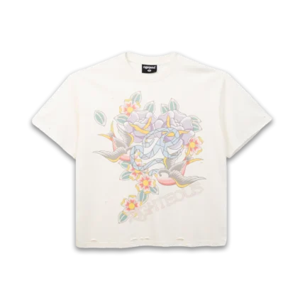 We Are Righteous Faithful Ink Tee Cream