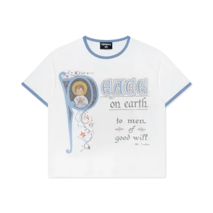 Peace on Earth Ringer Tee