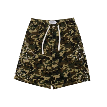 We Are Righteous Camo Pearl Cargo Shorts (Brown)